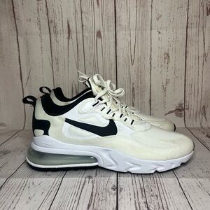 Nike Air Max 270 React Shoes Mens 10.5 White Black Running Sneakers